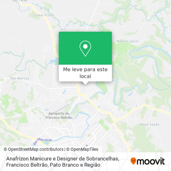 Anafrizon Manicure e Designer de Sobrancelhas mapa
