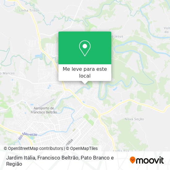Jardim Itália mapa
