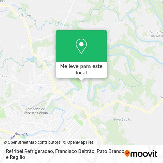 Refribel Refrigeracao mapa