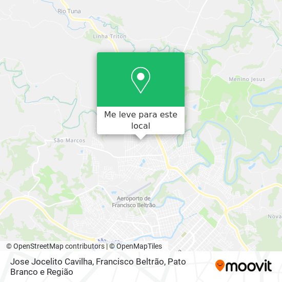 Jose Jocelito Cavilha mapa