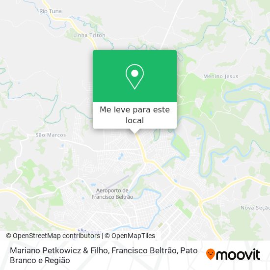Mariano Petkowicz & Filho mapa