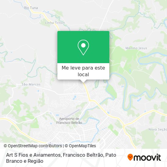 Art S Fios e Aviamentos mapa