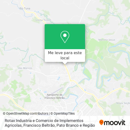 Rotax Industria e Comercio de Implementos Agricolas mapa