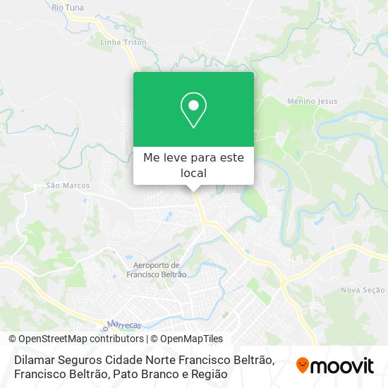 Dilamar Seguros Cidade Norte Francisco Beltrão mapa
