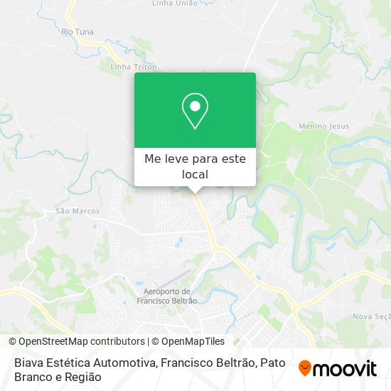 Biava Estética Automotiva mapa
