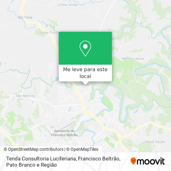Tenda Consultoria Luciferiana mapa