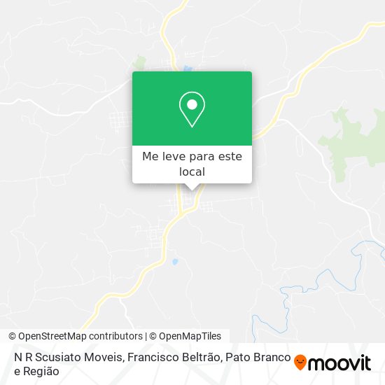 N R Scusiato Moveis mapa