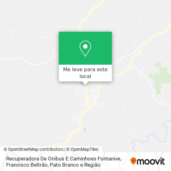 Recuperadora De Onibus E Caminhoes Fontanive mapa