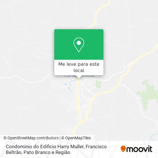 Condominio do Edificio Harry Muller mapa