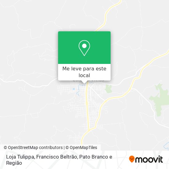 Loja Tulippa mapa