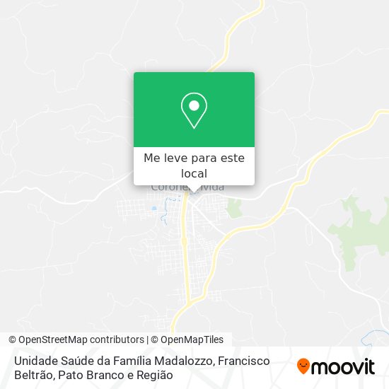 Unidade Saúde da Família Madalozzo mapa