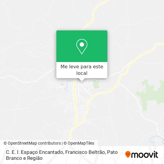 C. E. I. Espaço Encantado mapa