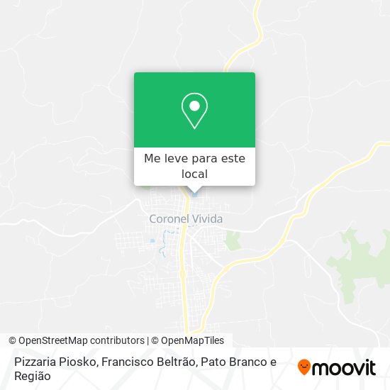 Pizzaria Piosko mapa