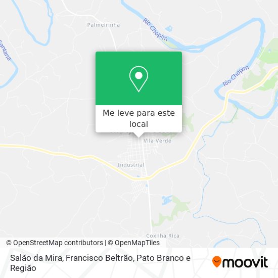 Salão da Mira mapa