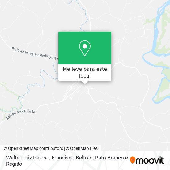 Walter Luiz Peloso mapa