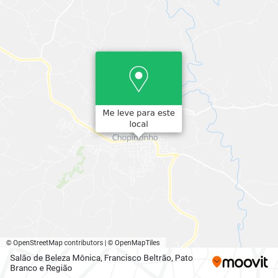 Salão de Beleza Mônica mapa