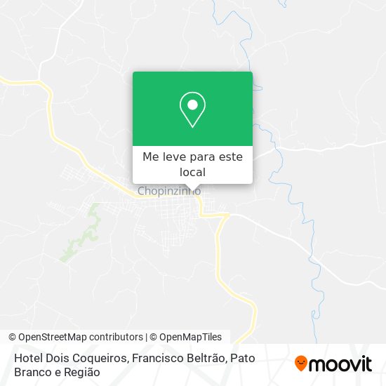 Hotel Dois Coqueiros mapa