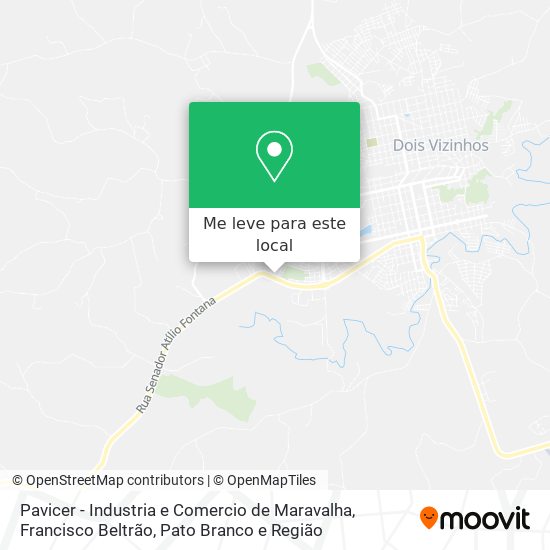 Pavicer - Industria e Comercio de Maravalha mapa