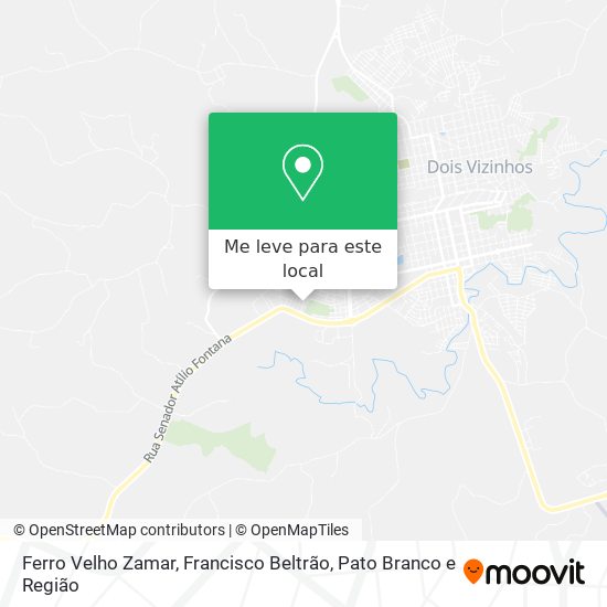 Ferro Velho Zamar mapa