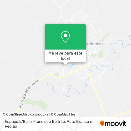 Espaço la'Belle mapa