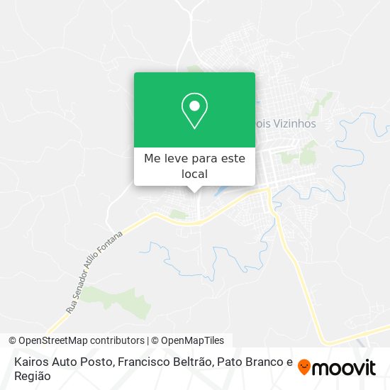 Kairos Auto Posto mapa