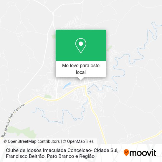 Clube de Idosos Imaculada Conceicao- Cidade Sul mapa