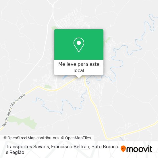 Transportes Savaris mapa