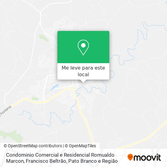 Condominio Comercial e Residencial Romualdo Marcon mapa
