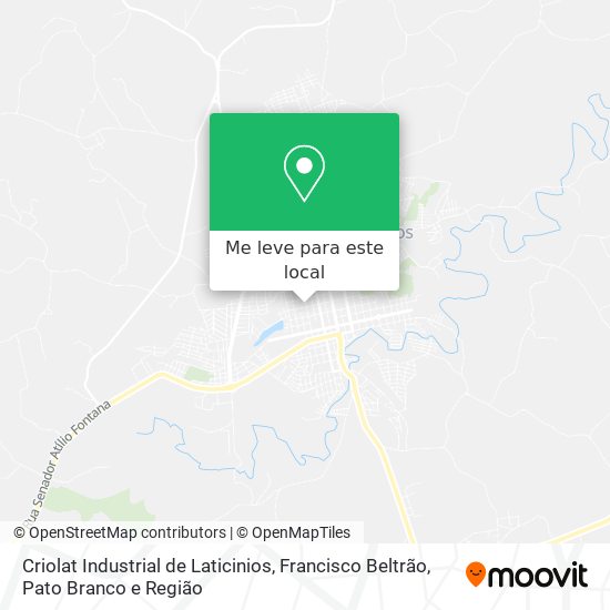 Criolat Industrial de Laticinios mapa