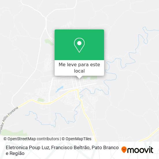 Eletronica Poup Luz mapa