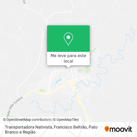 Transportadora Nativista mapa