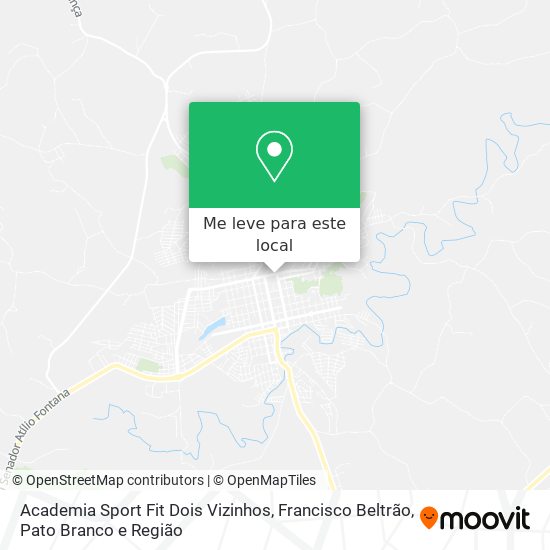 Academia Sport Fit Dois Vizinhos mapa