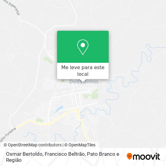 Osmar Bertoldo mapa