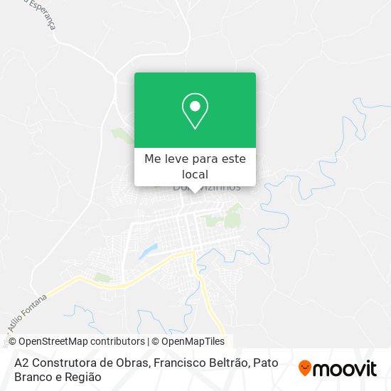A2 Construtora de Obras mapa