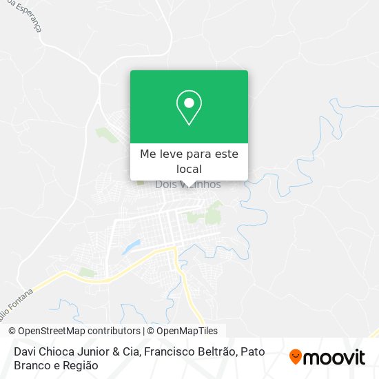 Davi Chioca Junior & Cia mapa