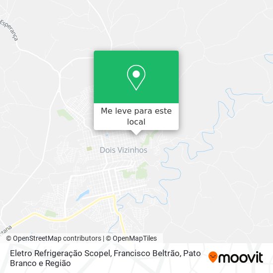 Eletro Refrigeração Scopel mapa