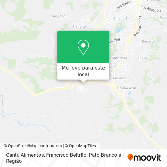Cantu Alimentos mapa