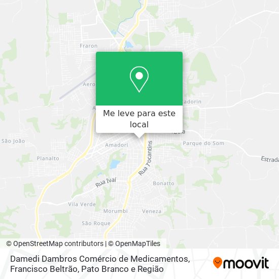 Damedi Dambros Comércio de Medicamentos mapa