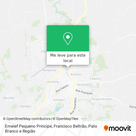 Emeief Pequeno Príncipe mapa
