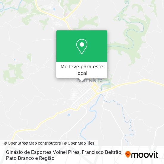 Ginásio de Esportes Volnei Pires mapa