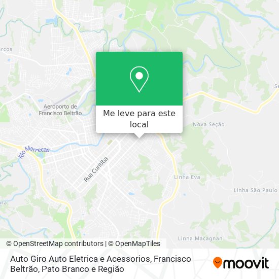 Auto Giro Auto Eletrica e Acessorios mapa