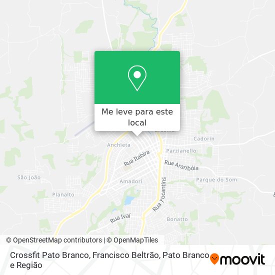 Crossfit Pato Branco mapa