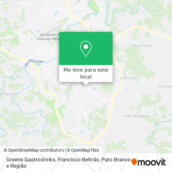 Greens Gastrodrinks mapa
