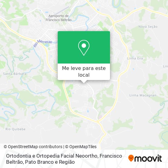 Ortodontia e Ortopedia Facial Neoortho mapa