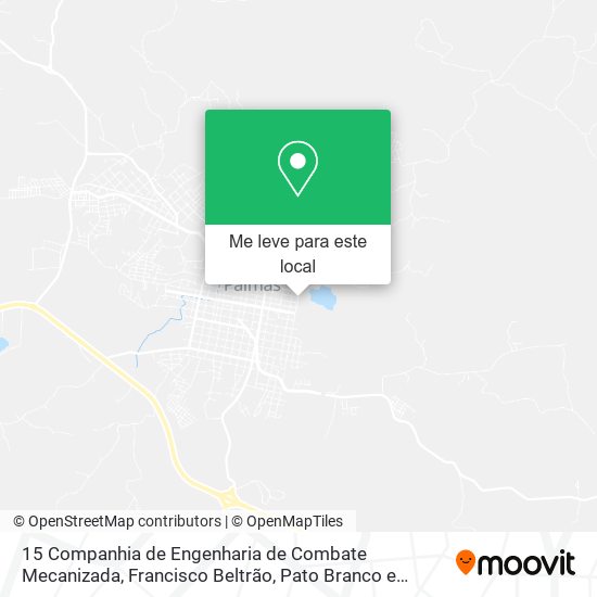15 Companhia de Engenharia de Combate Mecanizada mapa