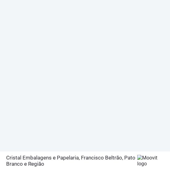 Cristal Embalagens e Papelaria mapa
