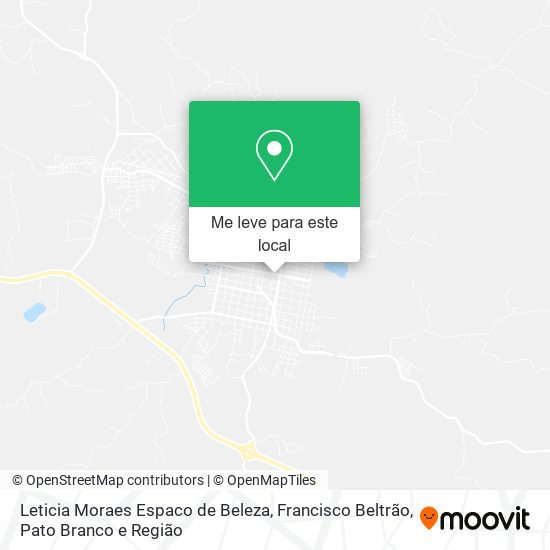 Leticia Moraes Espaco de Beleza mapa