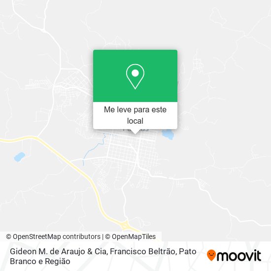 Gideon M. de Araujo & Cia mapa