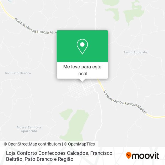Loja Conforto Confeccoes Calcados mapa