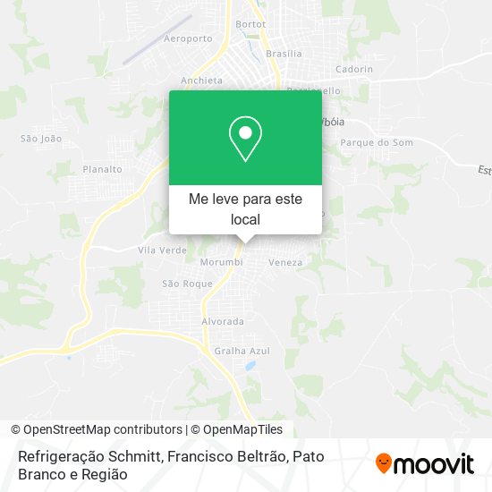 Refrigeração Schmitt mapa